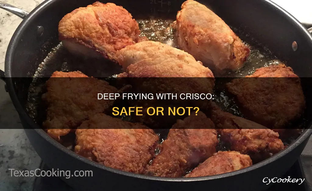 can you put crisco in a deep fryer