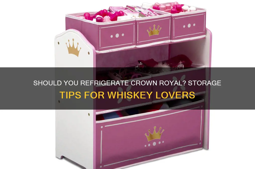 can you put crown royal in refrigerate