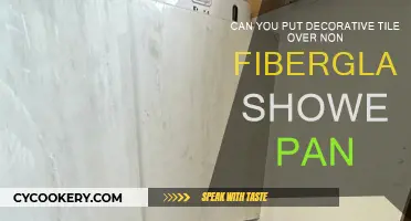 How to Install Decorative Tile Over a Shower Pan