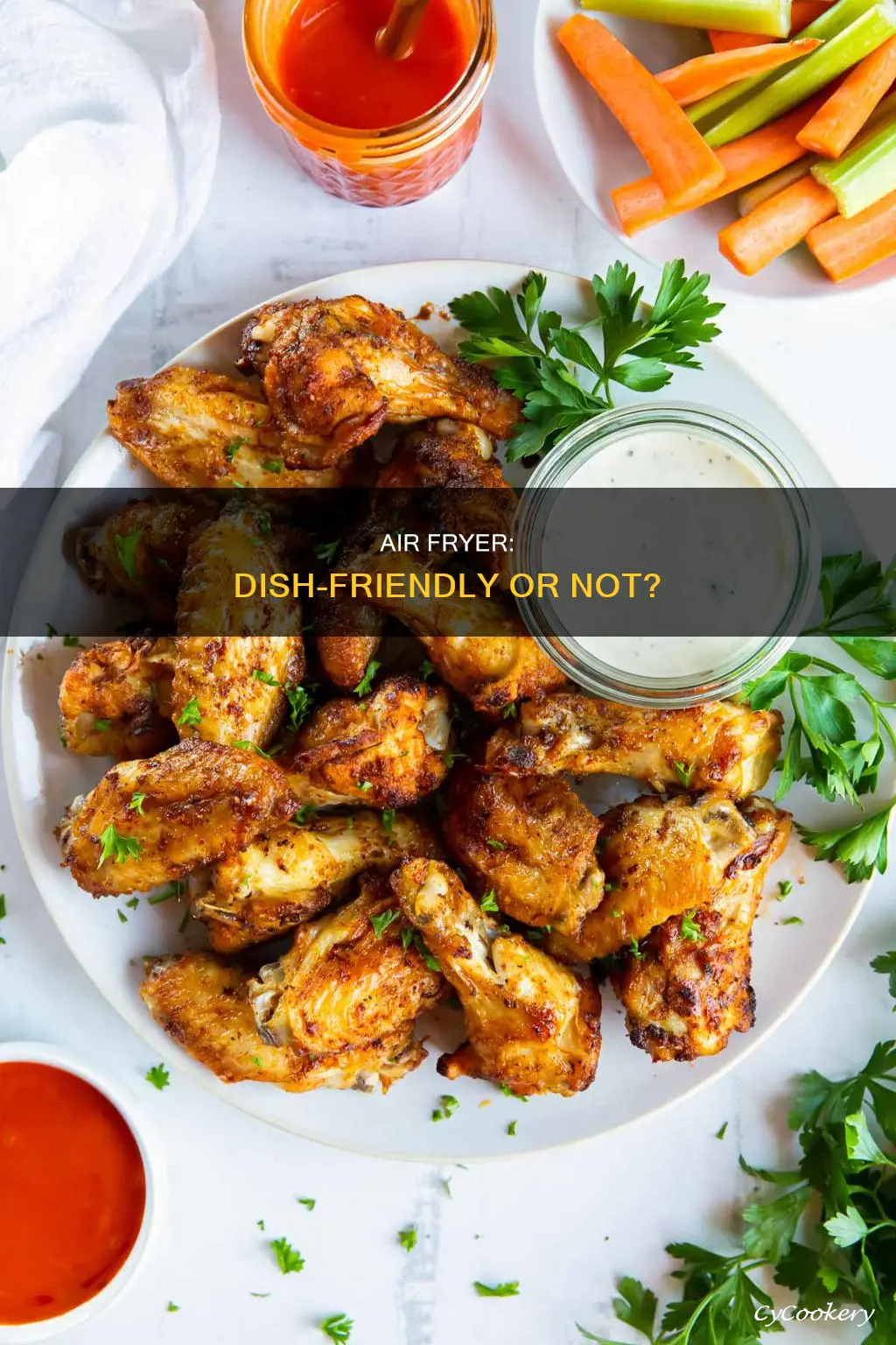 can you put dishes in an air fryer