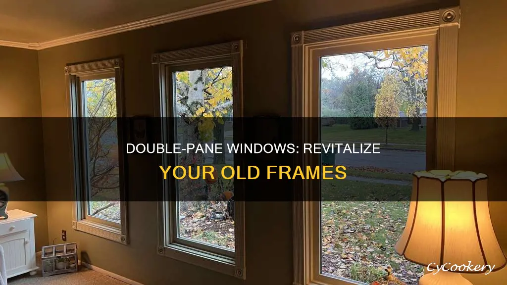 can you put double panes in old frames