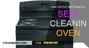 Drip Pans and Self-Cleaning Ovens: What You Need to Know