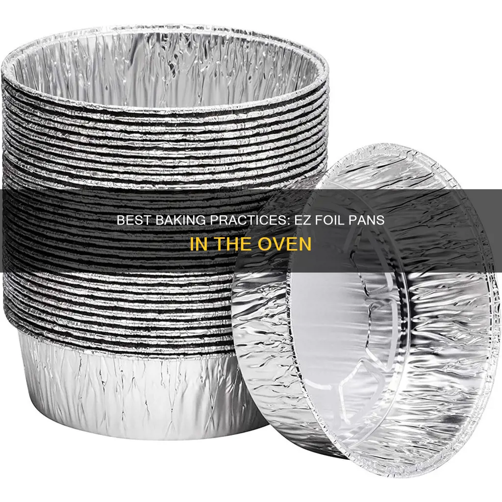 can you put ez foil pans in the oven