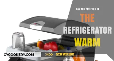 Can You Safely Store Warm Food in the Refrigerator?