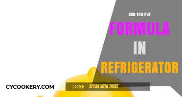 Can You Safely Store Baby Formula in the Refrigerator?