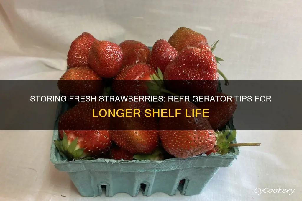 can you put fresh strawberries in the refrigerator