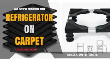 Can You Safely Place a Frigidaire Mini Fridge on Carpet?