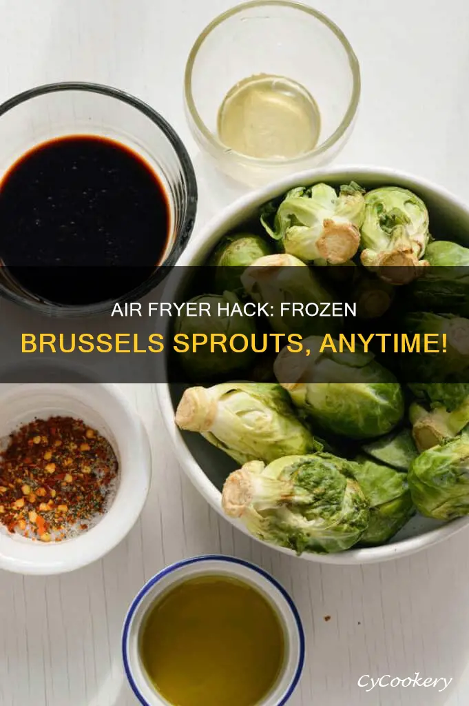 can you put frozen brussel sprouts in the air fryer