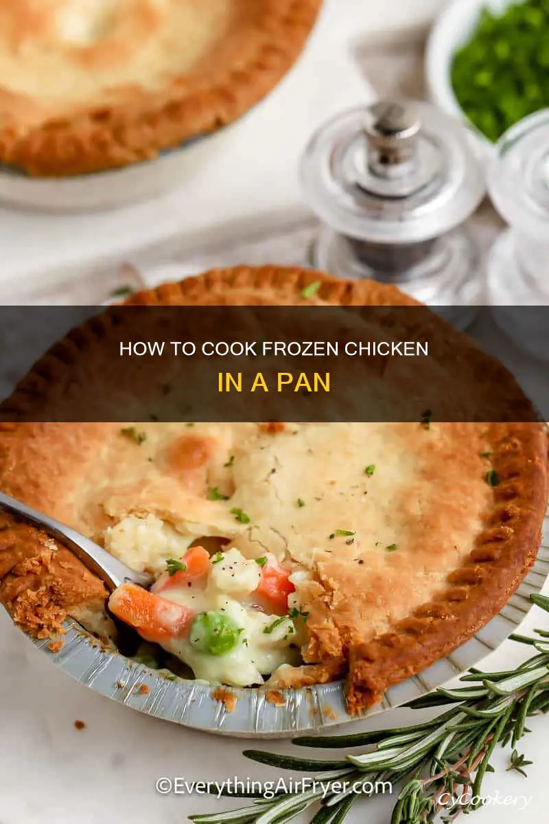 can you put frozen chicken in a pan