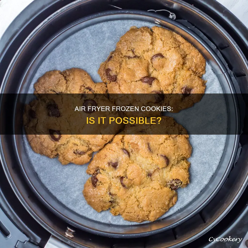 can you put frozen cookies in the air fryer