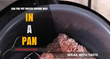 Defrosting Ground Beef: Pan-Friendly?