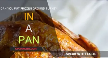 How to Cook Frozen Ground Turkey in a Pan?