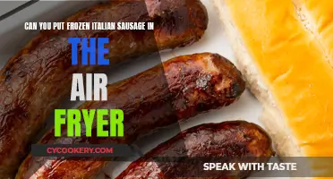 Air-Fryer Italian Sausage: Frozen to Crispy in Minutes