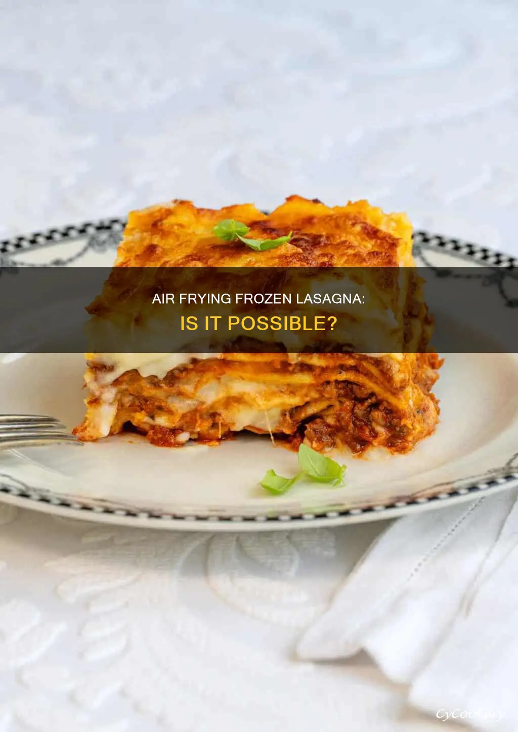 can you put frozen lasagna in air fryer