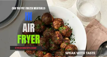 Air Frying Frozen Meatballs: Is It Possible?