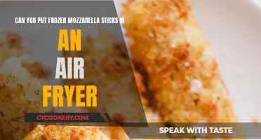 Air Fryer Frozen Mozzarella Sticks: Quick and Easy?