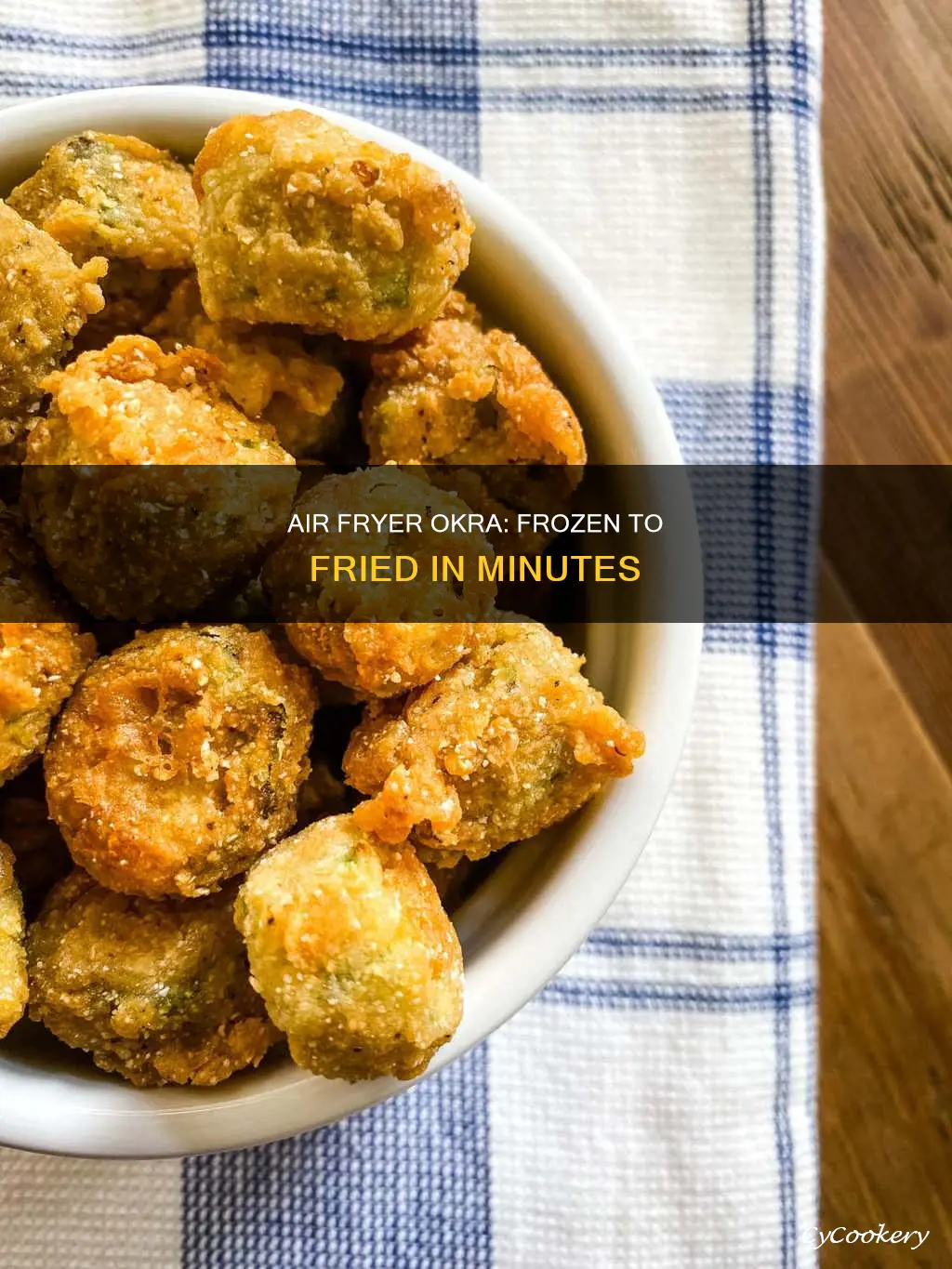 can you put frozen okra in air fryer