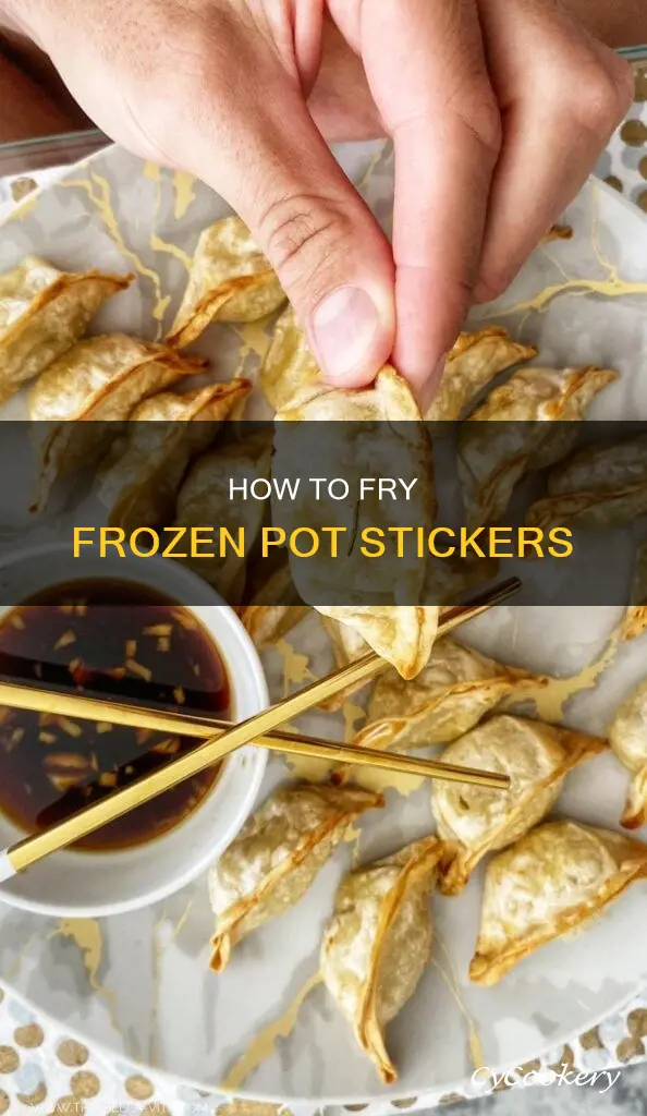can you put frozen pot stickers in frying pan