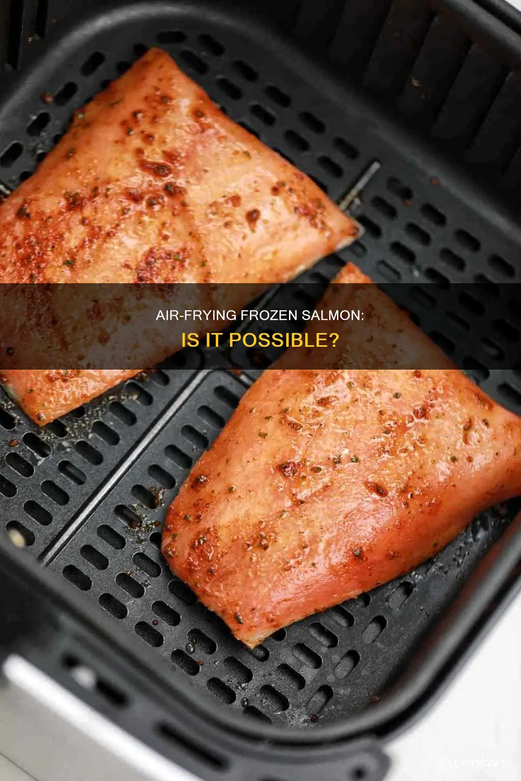 can you put frozen salmon in the air fryer