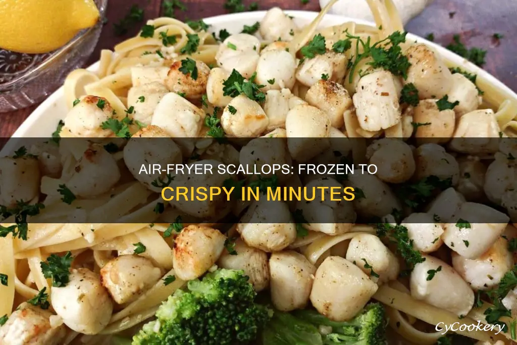 can you put frozen scallops in an air fryer