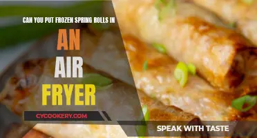 Air Fryer Frozen Spring Rolls: Is It Possible?