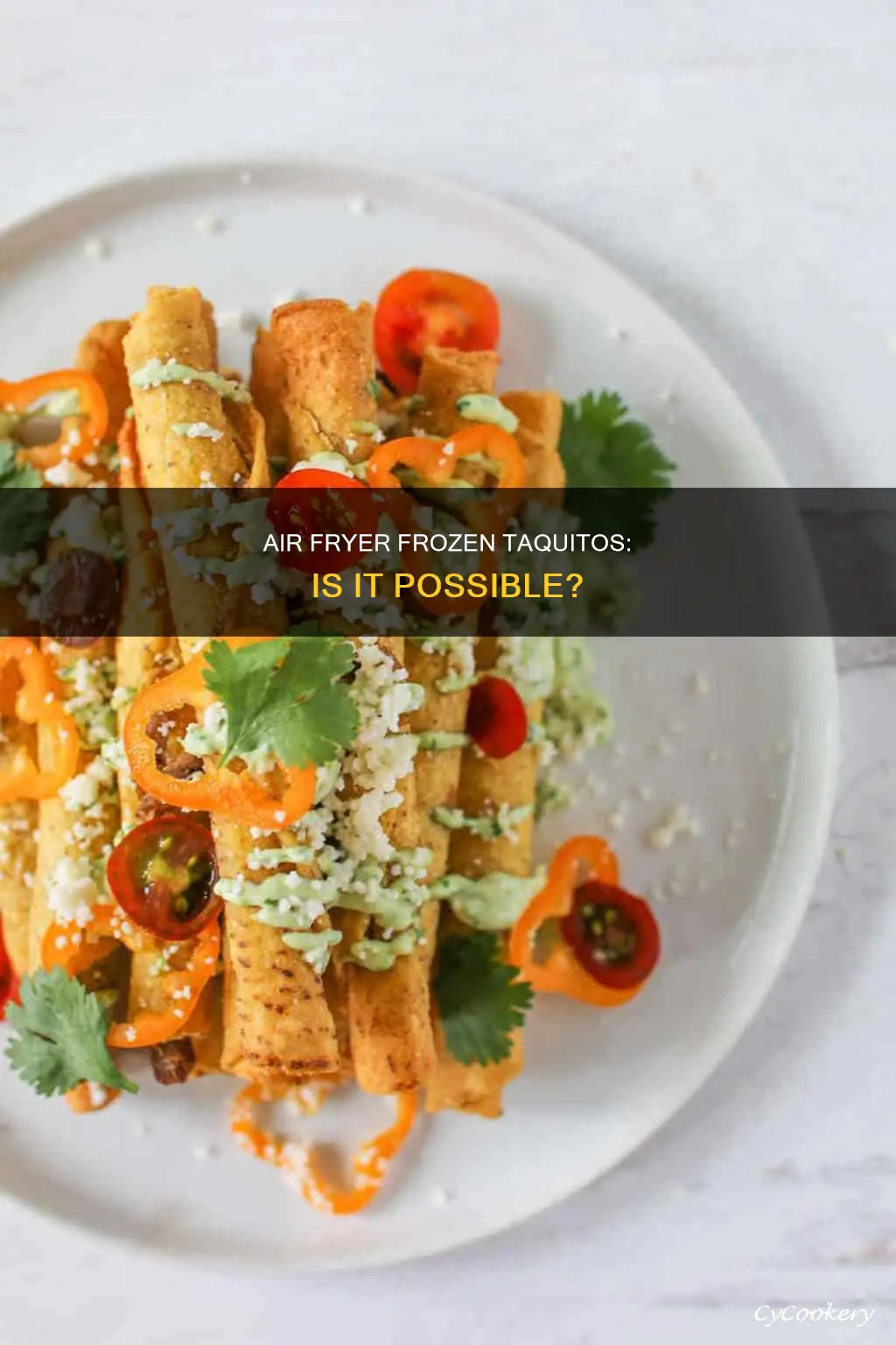 can you put frozen taquitos in an air fryer