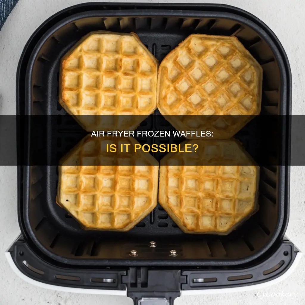 can you put frozen waffles in air fryer