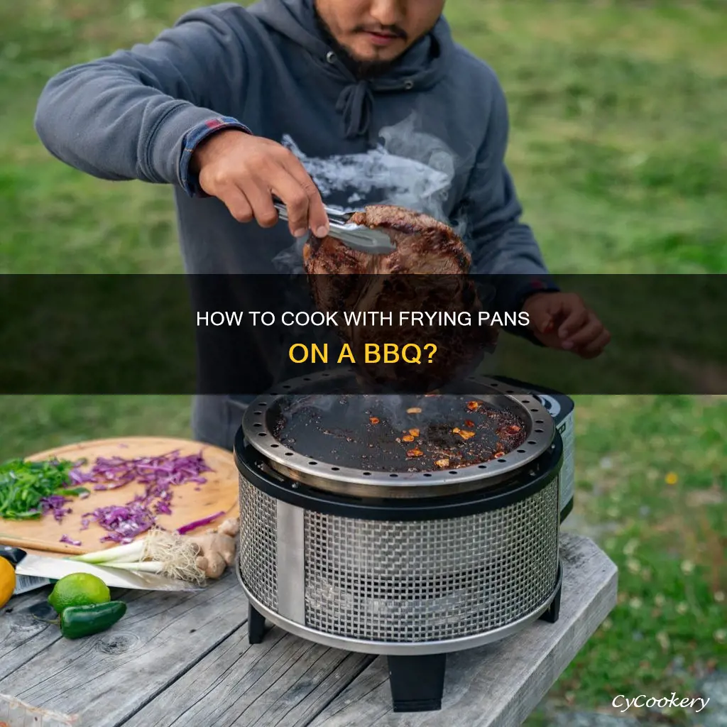 can you put frying pan on bbq