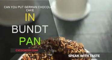 German Chocolate Cake: Bundt Pan Possibilities
