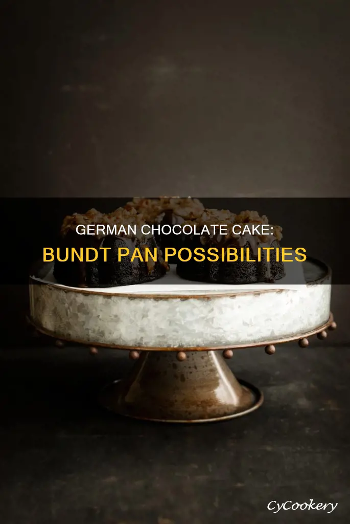 can you put german chocolate cake in bundt pan