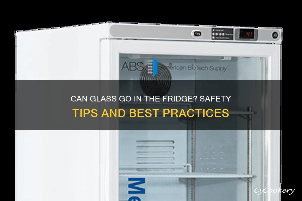 can you put glass in the refrigerator
