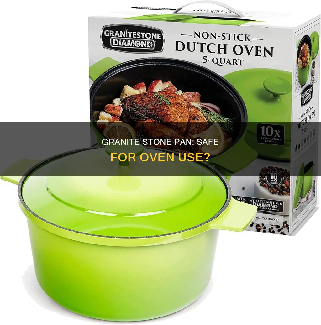 can you put granite stone pan in oven