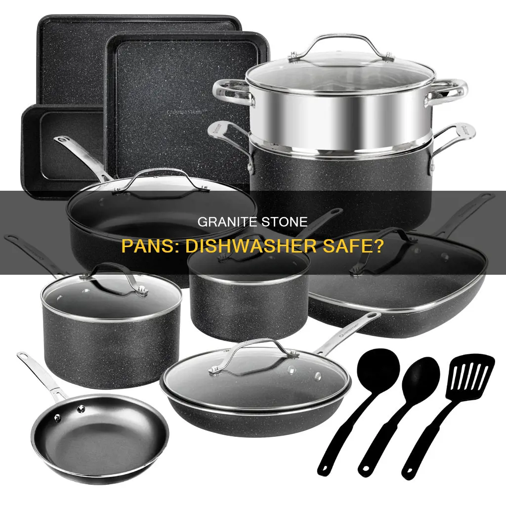 can you put granite stone pans in the dishwasher