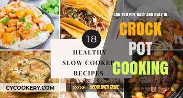Using Half and Half in Slow Cooker Recipes