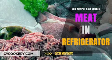 Half-Cooked Meat in the Fridge: Safe or Risky Practice?