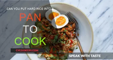 How to Cook Hard Rice in a Pan