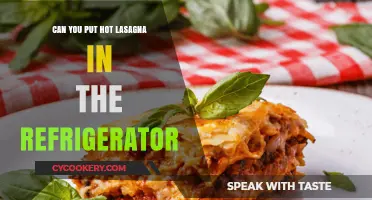Cooling Hot Lasagna: Safe Refrigeration Tips for Leftovers
