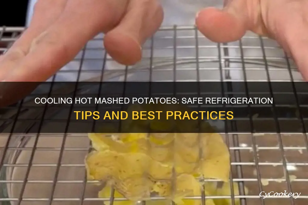 can you put hot mashed potatoes in the refrigerator