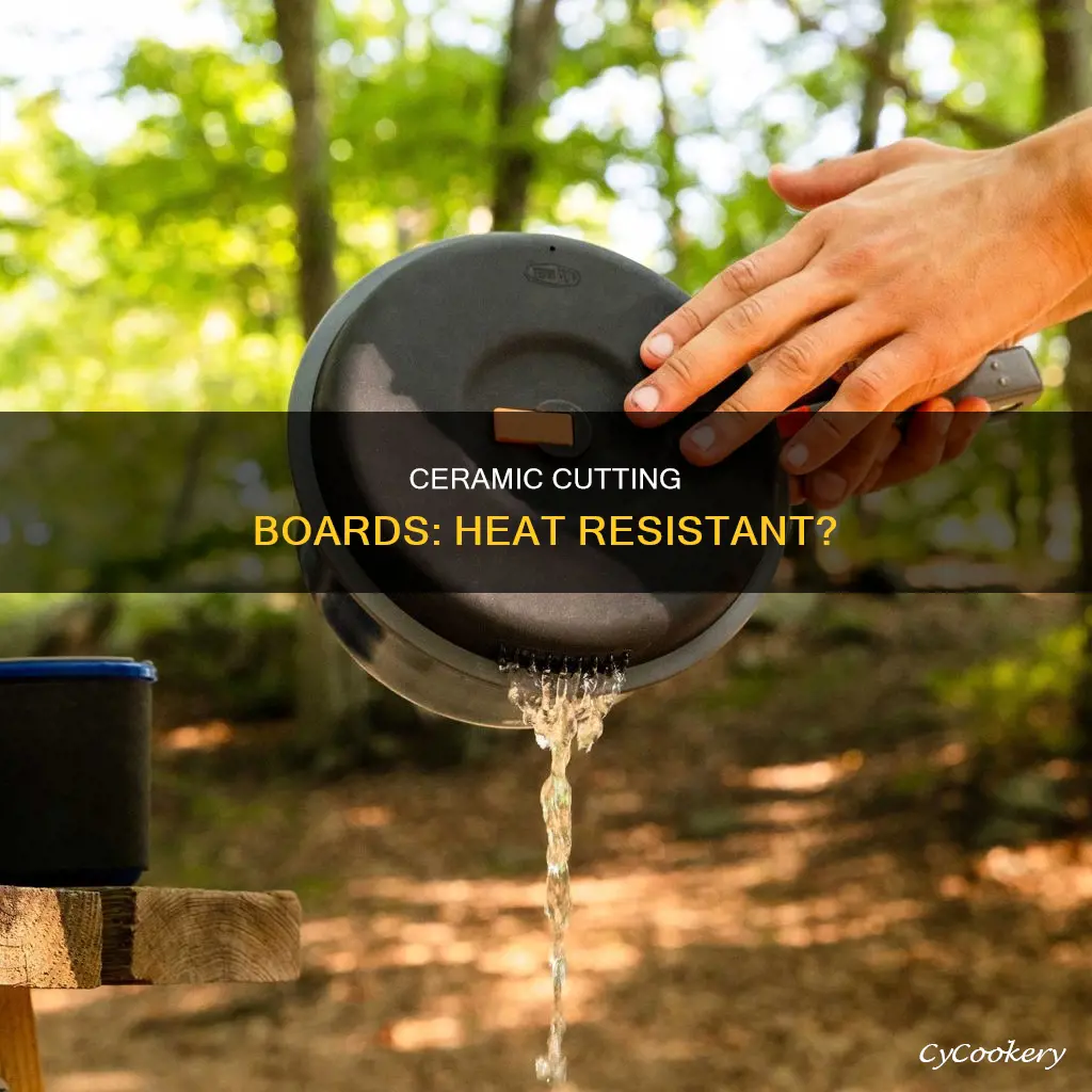 can you put hot pan on ceramic cutting board