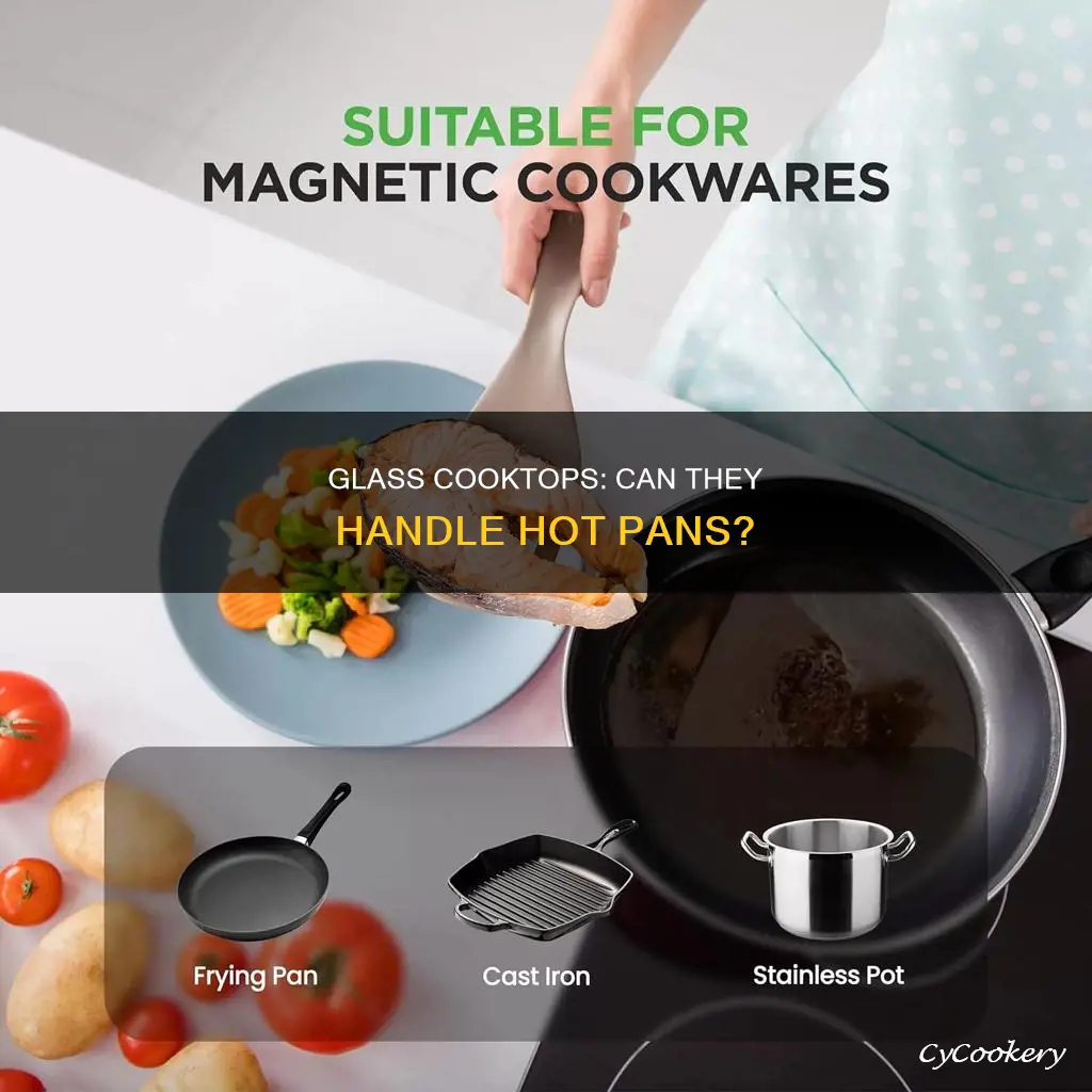 can you put hot pan on glass cooktop