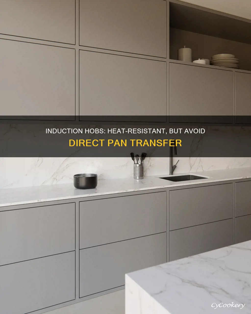 can you put hot pans on an induction hob