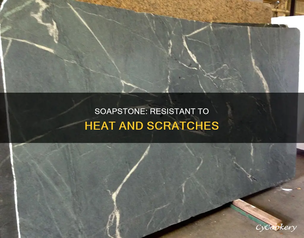 can you put hot pans on soapstone