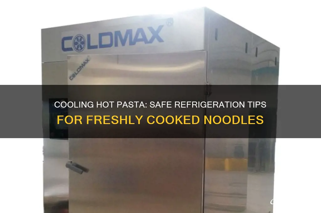 can you put hot pasta in the refrigerator