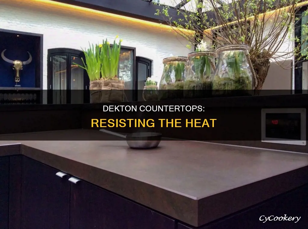 can you put hot pots on dekton countertops