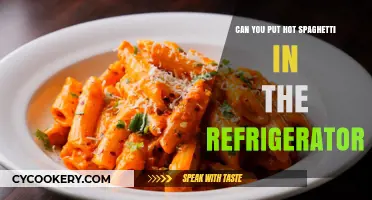 Cooling Hot Spaghetti: Safe Refrigeration Tips for Leftover Pasta