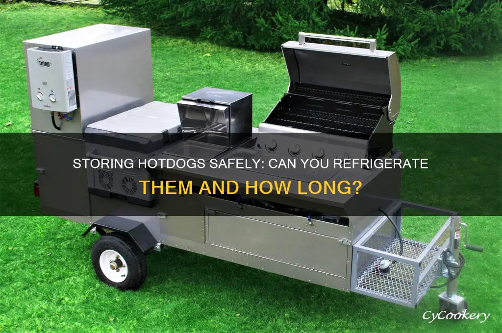 can you put hotdogs in refrigerator