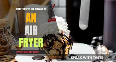 Air Fryer Ice Cream: Is It Possible?