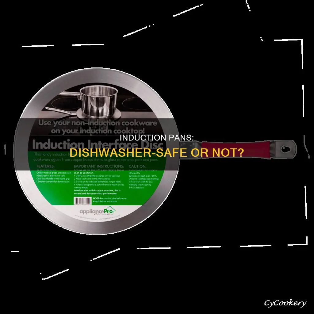 can you put induction pans in dishwasher