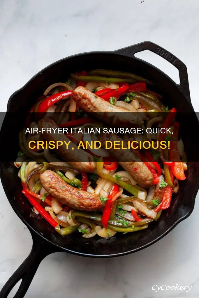 can you put italian sausage in the air fryer