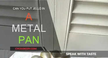 Metal Pans and Jello: A Safe Combination?